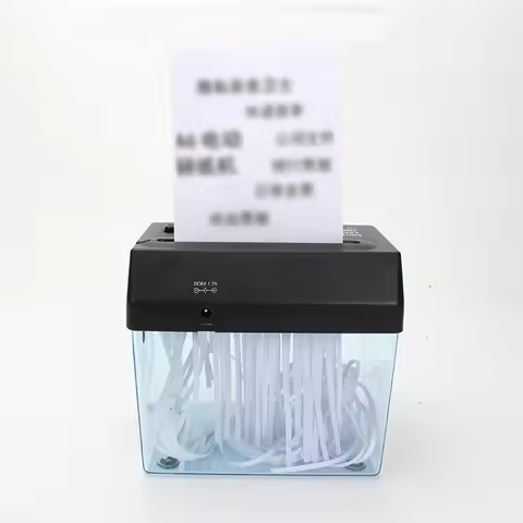 ABS Manual Paper Shredder A4 Size USB Electric Dual-purpose Portable Paper Shredders For Home