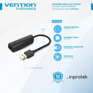 Termurah Vention USB to LAN RJ45 Ethernet USB to RJ45 Adapter