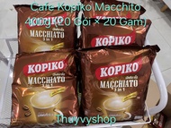 Combo 5 Bịch Cà Phê Kopiko Macchiato 3in1 400g (20 Gói×20 Gam)