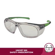 Univet 555 Safety Prescription Glasses Polycarbonate Material EN 166