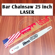Bar Senso 25 Inch Baja Merk PRO-QUIP ORIGINAL / Bar Chainsaw 25 inch Baja / Bar Mesin Gergaji Kayu L