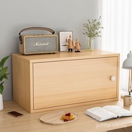 Small Small Cabinet with Door Storage Bay Window Floor-standing Small Bookshelf Small Cabinet N0E1