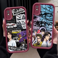 A-39 Initial D Case for Xiaomi Redmi A2 POCO 9T 9A M3 Note 8 A1 Wine Red
