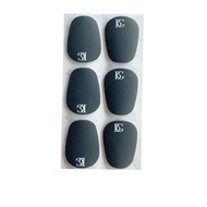 Peach BG Saxophone Clarinet Mouse Tooth Rubber Black/Clear Mouthpiece Patch Per Piece