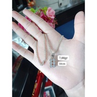 Adult silver necklace 999 grade