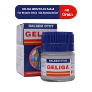 Geliga Muscular Balm Muscular Pain Neck Join Sprain Relief Repeated Heat 40gr