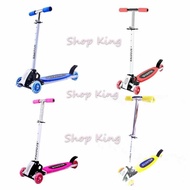 new Promo ‼️READY STOCK‼️Kids Scooter Foldable and Adjustable 4 Wheels Scooter/skuter budak