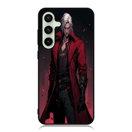 New Case Samsung A56 A55 A54 A53 A52 A51 A50 A20 A30 TPU Rubber Custom DANTE DEVIL May Cry Figure