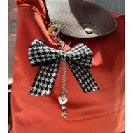 Handmade Checkered Ribbon Charm/rpy
