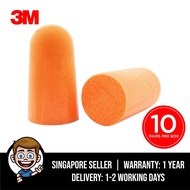 3M 1100 Uncorded Foam Ear Plugs, 10 Pairs