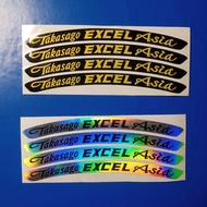 Takasago Excel Asia Rim Cutting Sticker