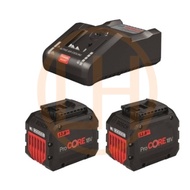 Bosch ProCORE 18V 12.0AH Professional Starter Kit (2 x 18V 12.0AH + 1 x GAL18-160C Charge) - 1600A01