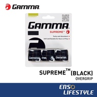 GAMMA Tennis Over Grip - Supreme (Black) [Enso Lifestyle]