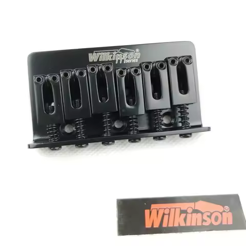 Wilkinson Electric Guitar Fixed Bridge String Thru Bridge Steg Tailpiece string spacing 10.5mm WOF01