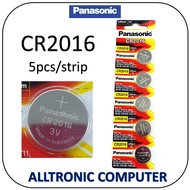 Panasonic CR2016 Lithium Cell 3V Button  Battery (5pcs) / CR 2016