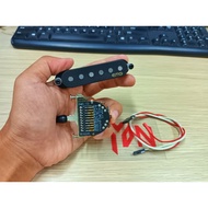 Single Pickup EMG-SC65 + EMG (T3) B162 Solderless Telecaster Style 3 Way Blade Pickup Selector (Pasi