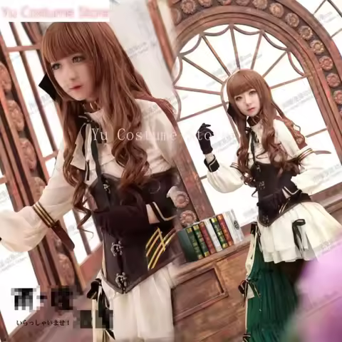 Yu Anime! Code:Realize Guardian of Rebirth Cardia Beckford Formula Suit Gorgeous Dress Lolita Unifor