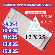 Opp Plastic 7x25 8x25 9x25 10x25 11x25 12x25 13x25 14x25 15x25 20x25 Display Souvenir - Opp Plastic 