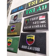 Custom Logo Imported Material Lasercut Velcro Panel Id Patch