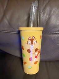 7 11 不鏽鋼杯連不鏽鋼飲管