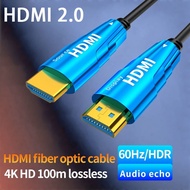 60m 70m 80m 90m 100m HDMI-compatible 2.0 Fiber Optical Cable 4K@60Hz 18Gbps HDR HDCP 2.2 Video Cable