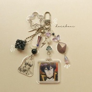 7Th Time Loop | Rishe Arnold Matching Beaded Keychain | Anime Bag Charm | Y2K