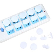 Must-Have Baby Electric Shock-Proof 2-Hole 3-Phase Power Socket Cover Child Safety Protective Infant Products 5pcs Pack [IU House]