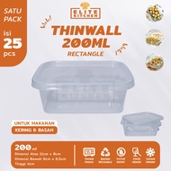 Kotak Makan 200 ml Tempat Box Nasi Thinwall DM Food Container
