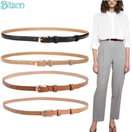 Bitzen Women's Belt Metal Belt + Buckle Women's Belt Women's Belt