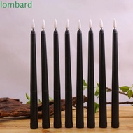 LOMBARD Flameless Taper Candles, Battery Operated with Flickering Flame Led Candles, Fireplace Creative Tall 3D Wick Candlesticks Thanksgiving
