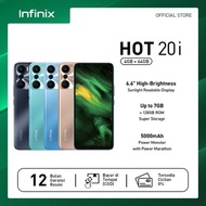 Infinix Hot 20i 4/64GB Up to 7GB Extended RAM Helio G25 - 6.6 HD+