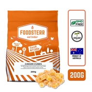 Foodsterr Ginger Cubes (Australia - candied Ginger)