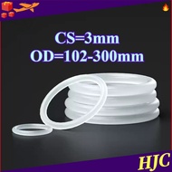 [VQM] O-ring gasket CS3mm*OD102-300mm O-ring white silicone seal ring food grade seal waterproof rub