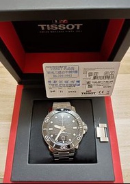 售 極新 TISSOT 天梭 Seastar 2000 海洋之星600米潛水機械錶 46mm 2022年11月購入 盒卡齊全 台北面交！