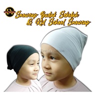 Snowcap Anak Tudung Budak Scarf Inner Perempuan Kanak Skaf Sekolah Rendah Serkup Kepala Snowcap Kids