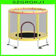 [szgrqkj1] 55" Trampoline for Kids 4.6ft Toddler Trampoline with Enclosure Net