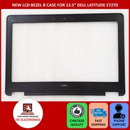 NEW 12.5" DELL LATITUDE E7270 LCD SCREEN BEZEL COVER BLACK B CASE (FOR NON TOUCH)