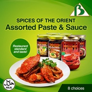 [BenMart Dry] Spices Orient Paste / Sauce (ChilliCrab/Tom Yum/Curry/Sambal/Assam/Laksa) Halal