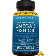 Viva Naturals, Omega-3 Fish Oil, Triple Strength, 1,100 mg, 30 Softgels