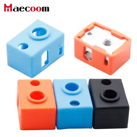 E3D V6 PT100 Heated Block Silicone Sock Cover PT100 V6 Heat Block Warm Keeping Cover 3D Printer Part