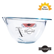 Ocuisine ชามผสมเอียง 4.2 L Expert Bowl Glass Mixing Bowl with Scale