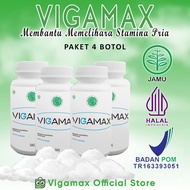 Vigamax Paket 4 Botol Vigamax Asli Original Obat Stamina Pria Herbal