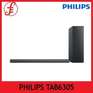 PHILIPS TAB6305/98 BLUETOOTH SOUNDBAR WITH 2.1 CH WIRELESS SUBWOOFER HDMI ARC AND DOLBY AUDIO (TAB6305)