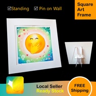 (10-pcs)  Square Nagomi Frame - Photo/ Print - Desk Standing - Paper Mounting, Hanging, Standing - P