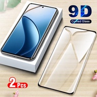 2Pcs 9D Curved Glass For Realme 12 Pro+ 5G Tempered Glass Screen Protector Realme12 Pro Plus Realme1