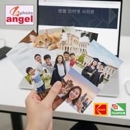 Kodak | 100 แผน ขนาด 3 x 5 นว กระดาษกงเงา Kodak 8.9x12.7 ซม. สำหรบพมพภาพถาย ของแถมจากราน Angel Photo