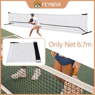 6.7m Portable Pickleball Net Detachable Net Indoor-Outdoor Pickleball Net Practice Net