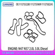 OIL COOLER GASKET SEAL FOR BMW MINI N47 N57 2.0L 3.0L Diesel 1 2 3 4 5 6 7 X1 X3 X4 X5 X6 F10 F20 F2