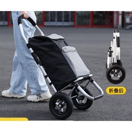 Lightweight Grocery Shopping Portable Foldable Grocery Shopping Cart Trolley Cart Household Handcart