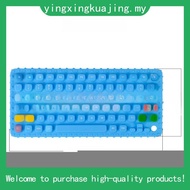 SOME Keyboard Shape Teething Toy Silicone Baby Teether Toy for Babies 0-3 Months 3-6 Months Baby Che